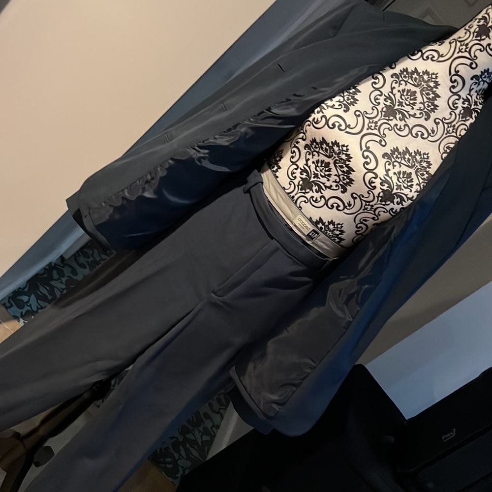 Blue ankle cropped Gap suit - Picture 3 of 3